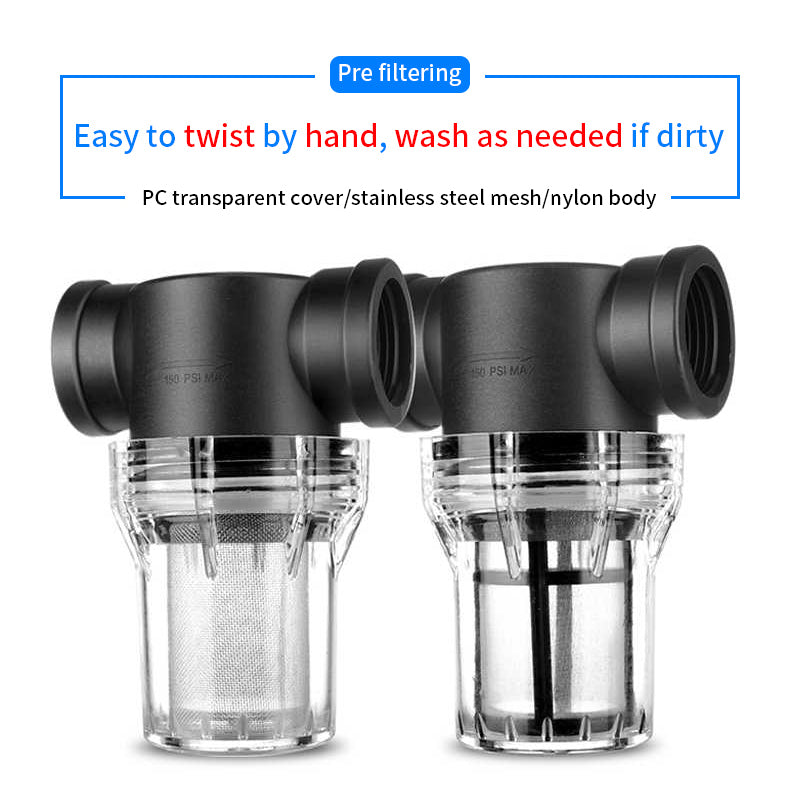 Pre water filter is suitable for gardening, car washing, irrigation, etc