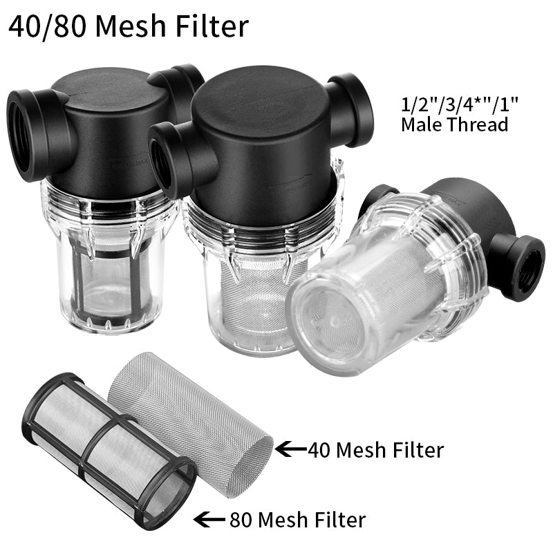 Pre water filter is suitable for gardening, car washing, irrigation, etc