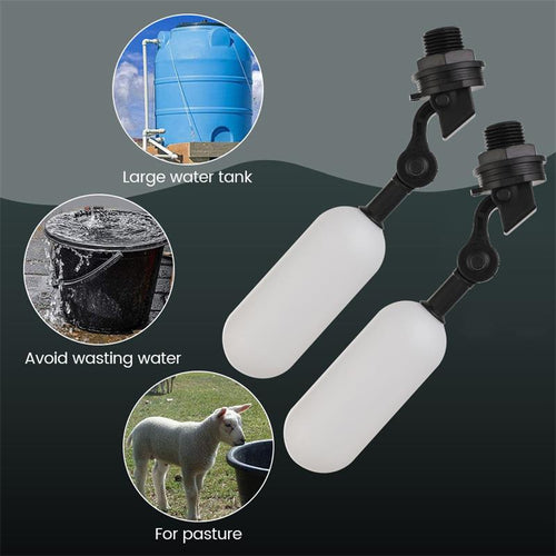 Float Ball Valve Shut off 1/2" 3/4" Automatic Fill Feed tank Water Tank Floating Ball Valve