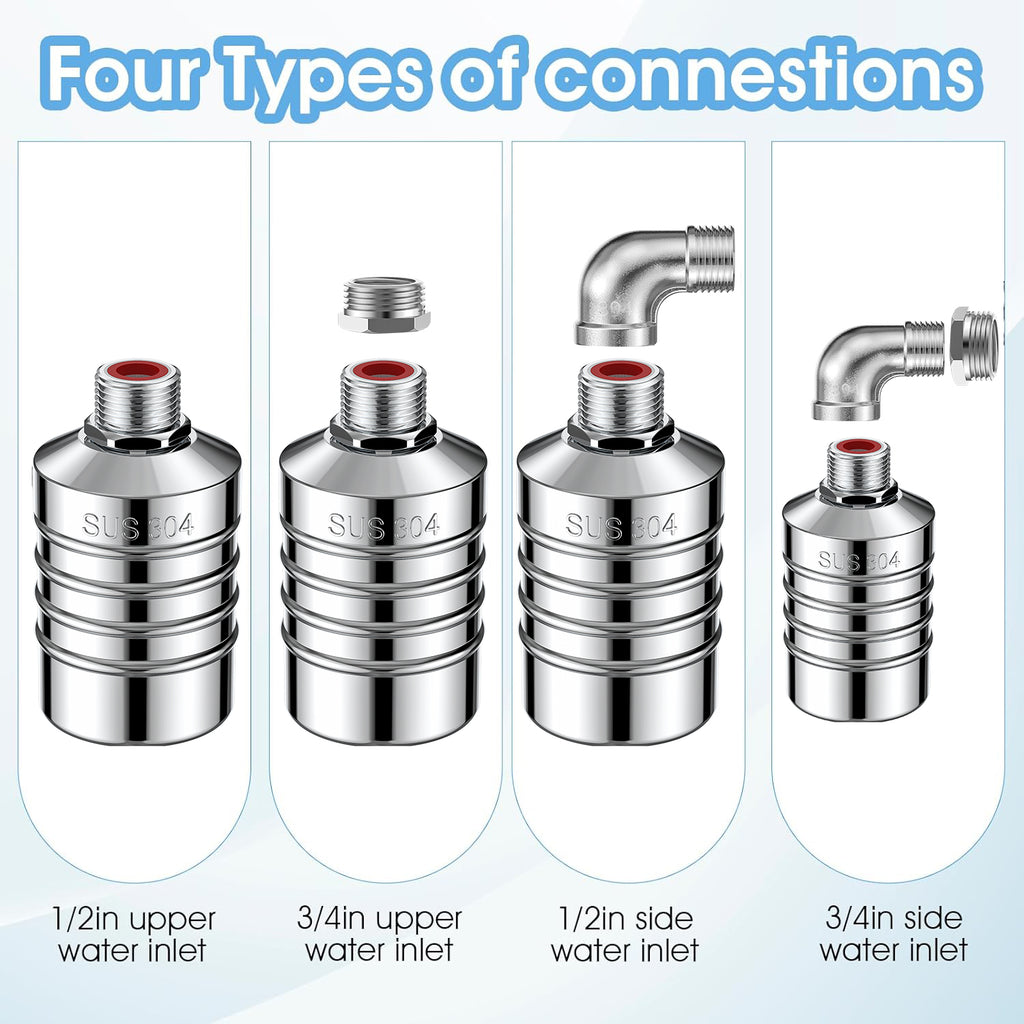 SUS304 stainless steel automatic water level controller, float ball valve suitable for water tanks, ponds, water towers, swimming pools, etc