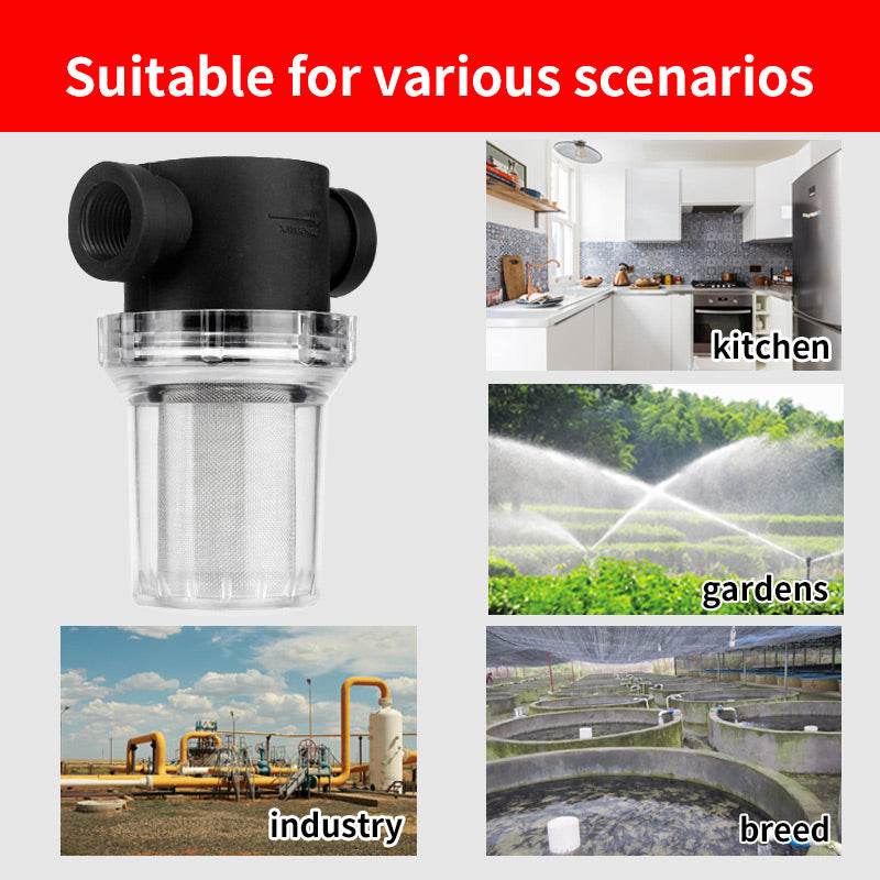 Pre water filter is suitable for gardening, car washing, irrigation, etc