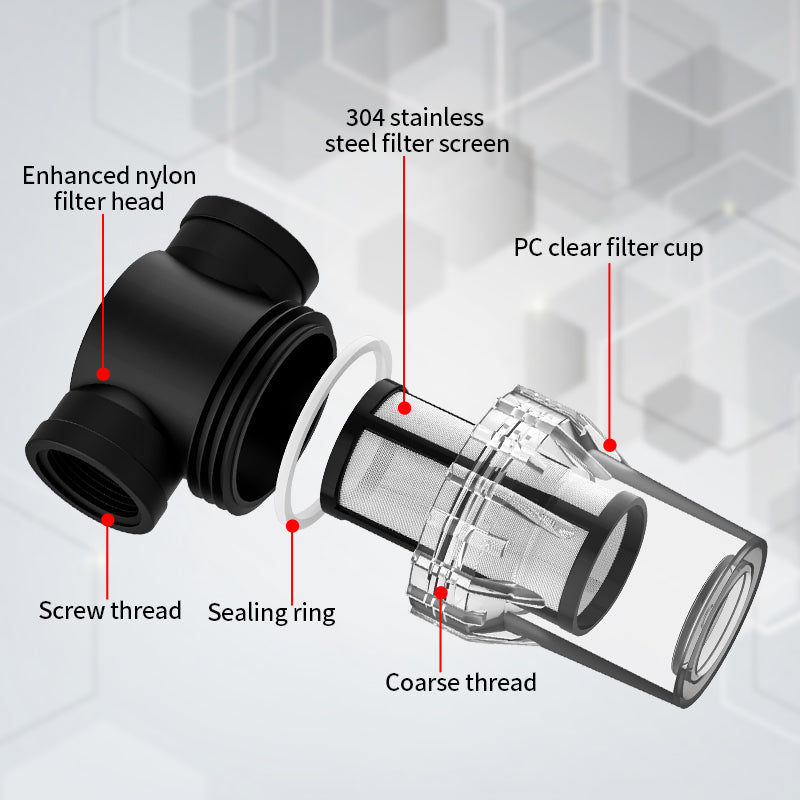 Pre water filter is suitable for gardening, car washing, irrigation, etc